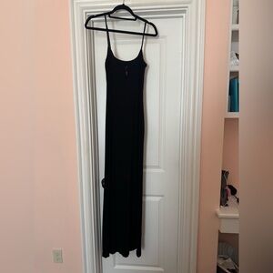 SKIMS Black Maxi Dress